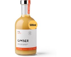 Gimber N°2 Brut | Biologisch Gembersap | 500 ml | Minder suiker