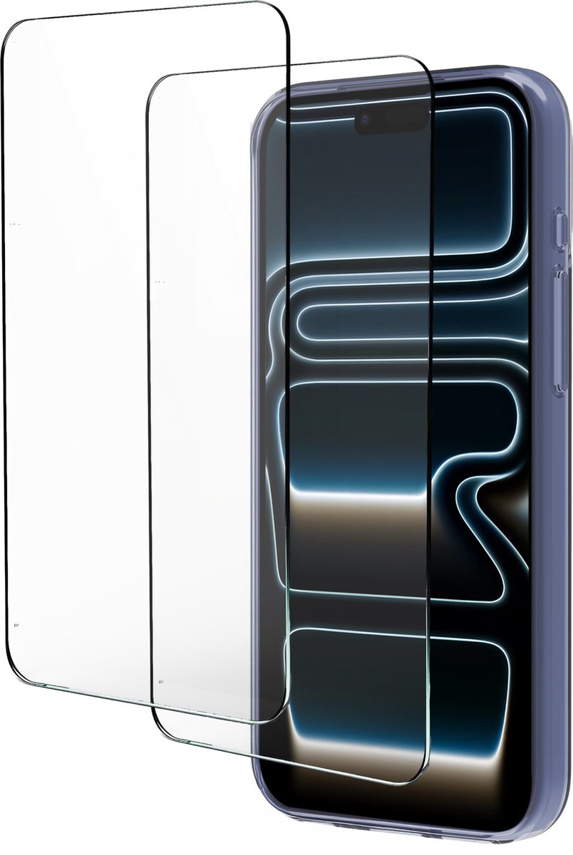 Beschermset geschikt voor iPhone 17 Pro - Hoesje en Screenprotector - Transparant