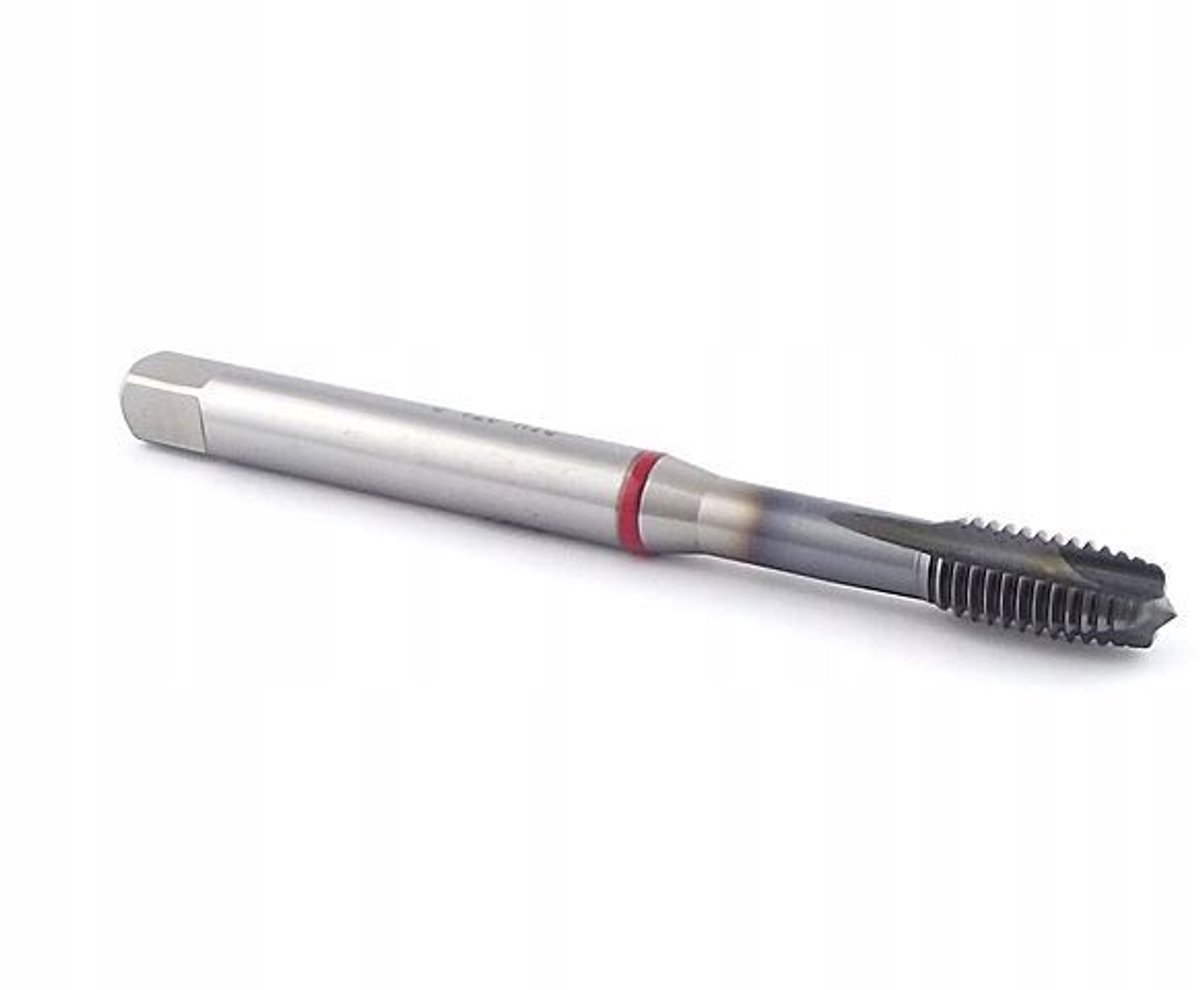 Machinetap M3 HSS-E TiCN DIN371-B, voor doorlopende gaten