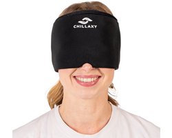 Chillaxy Migraine Masker - Hoofdpijn Muts - Icepack - Coldpack - Verstelbaar met klittenband