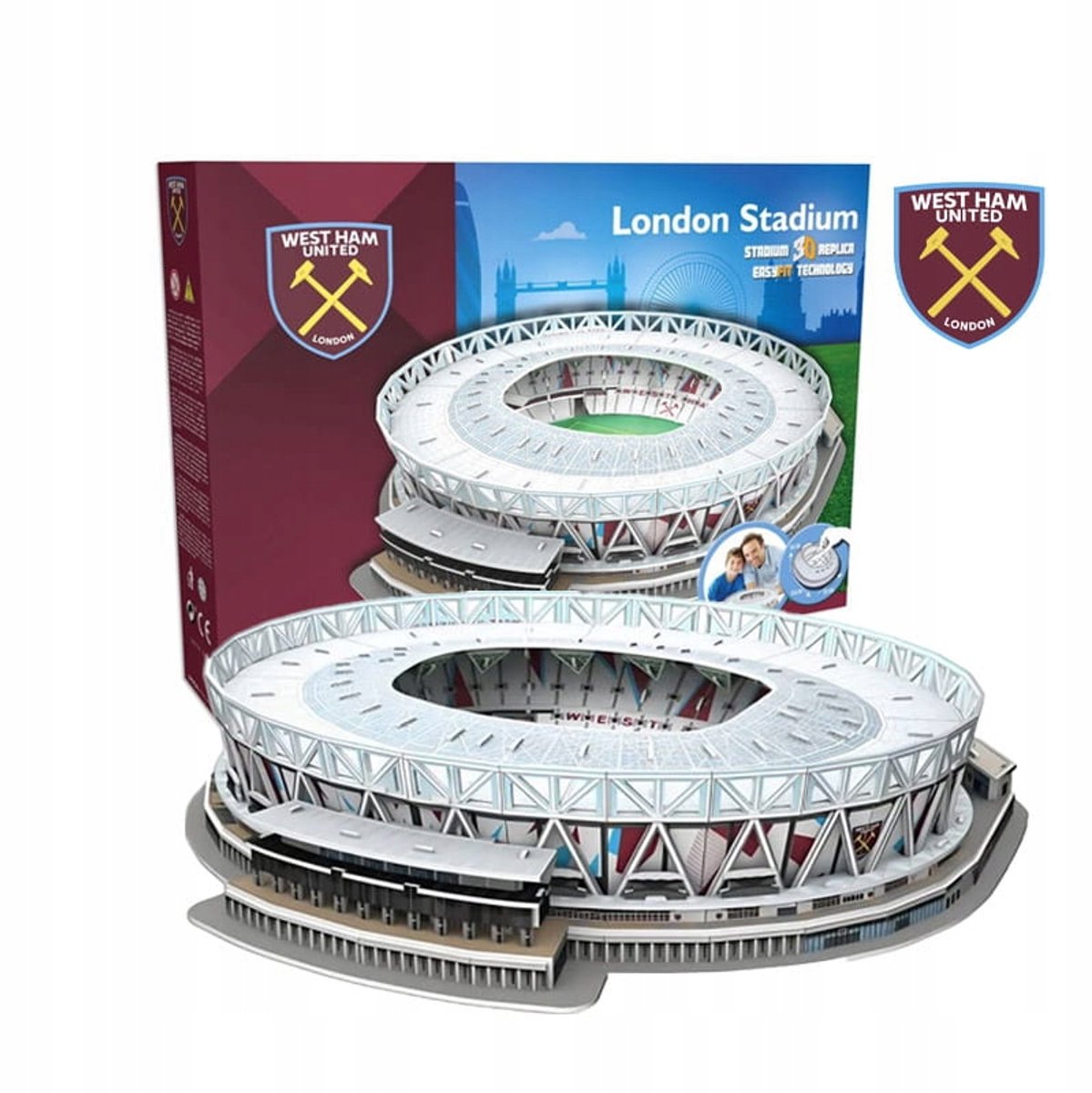 West Ham United FC London Stadium 3D Puzzel - 156 Stukken