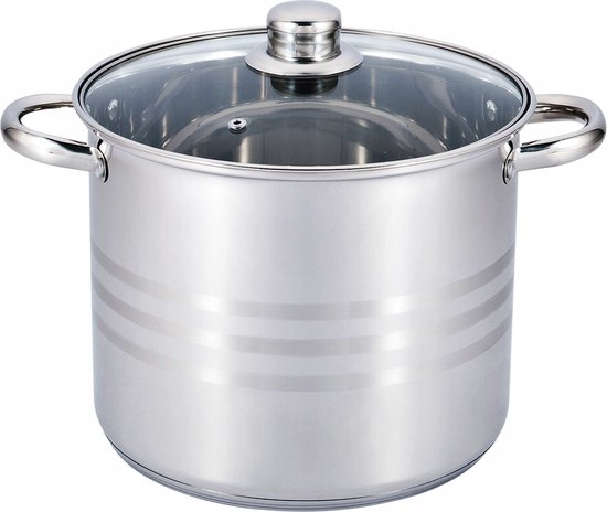 Woll Concept PRO Kookpan met deksel - Inductief -, 20 cm, 11,5 cm hoog, 3,5l - Geschikt voor alle soorten fornuizen, roestvrij staal, ovenvast tot 220°, zilver
