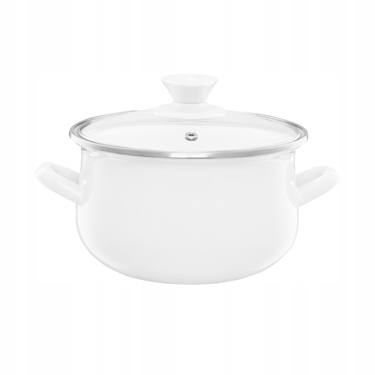Emalia Olkusz Pyza 2,9L E-maille Pan - 18cm, Vaatwasserbestendig