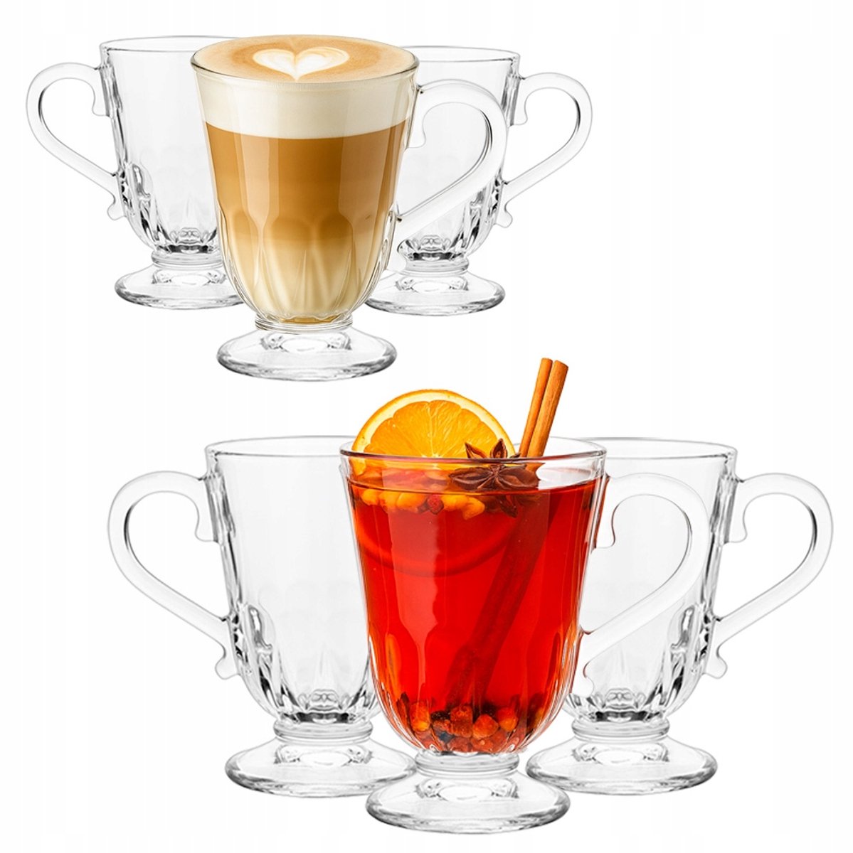 Altom Design Siena Latte Glazen Set - 6x 320ml - Elegant in Duurzaam
