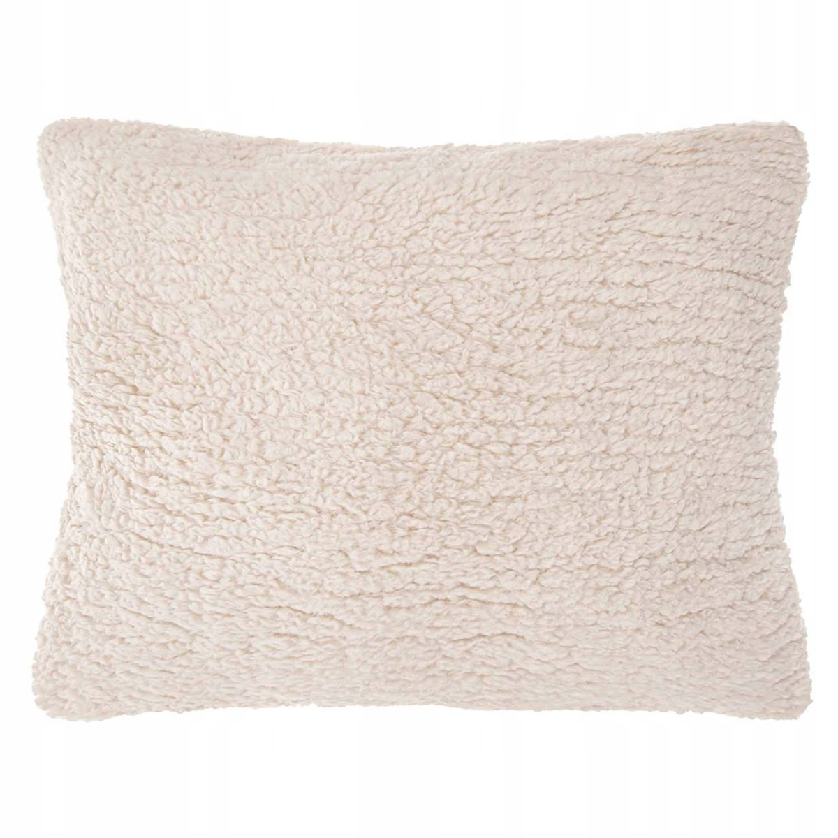 Zachte Bouclé Kussensloop 50x70cm - Teddy Stijl - Beige