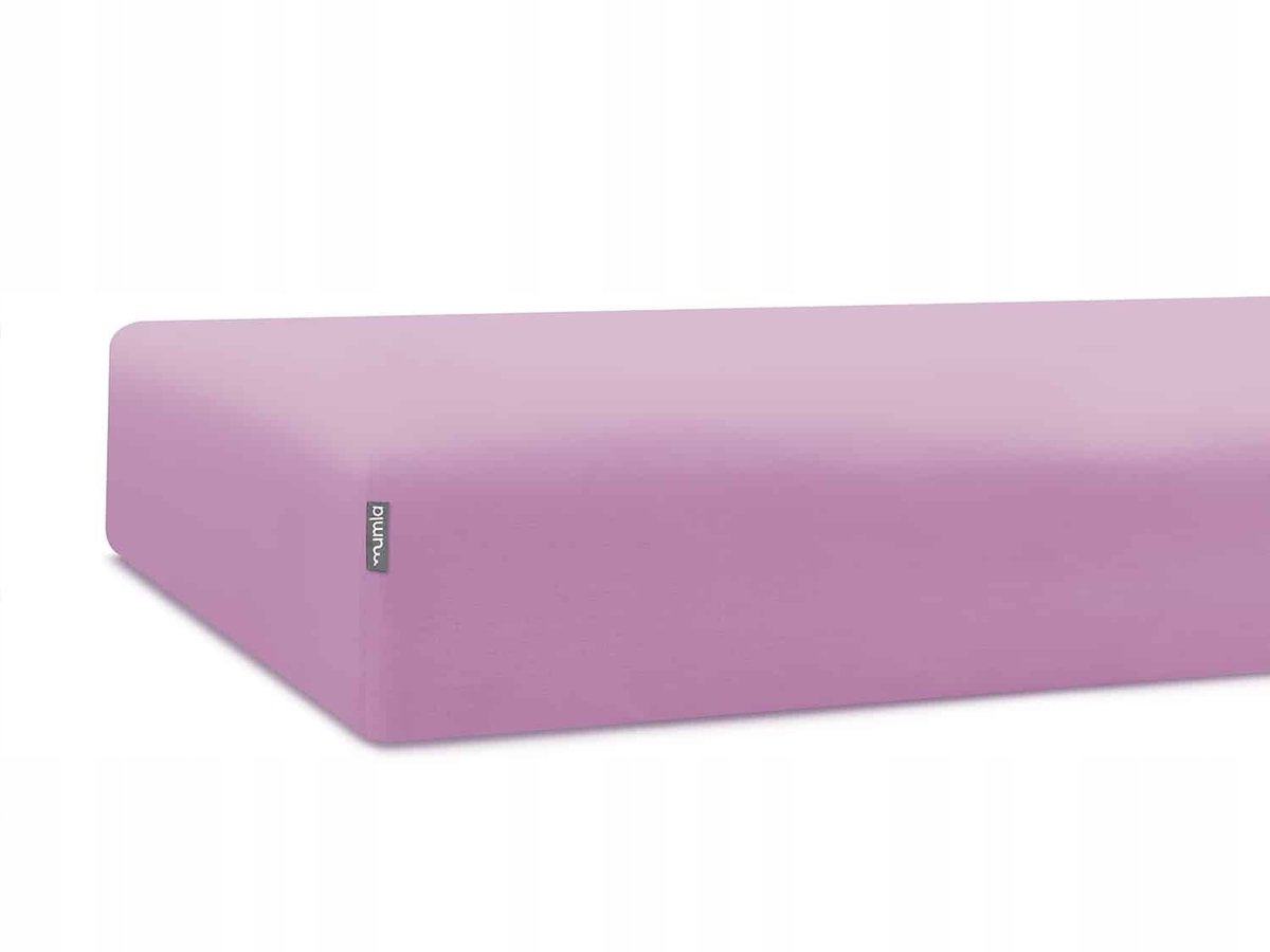 Paars katoenen laken 80x160 cm met elastische band