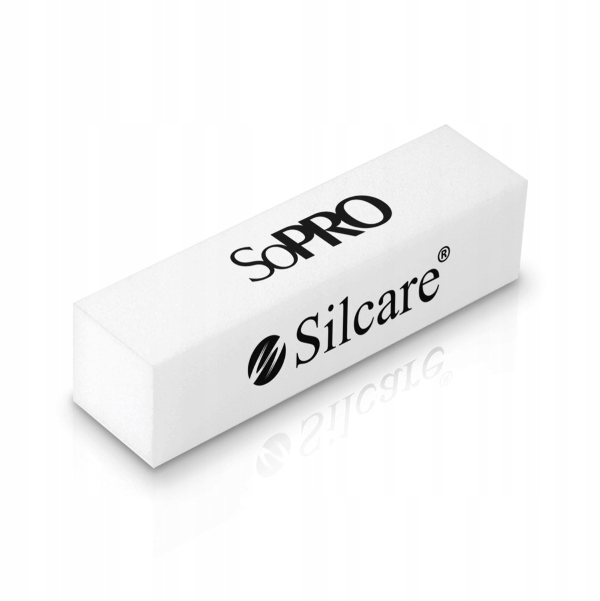 Silcare 4-zijdige Buffer Polijstblok 100/100 voor Manicure & Pedicure