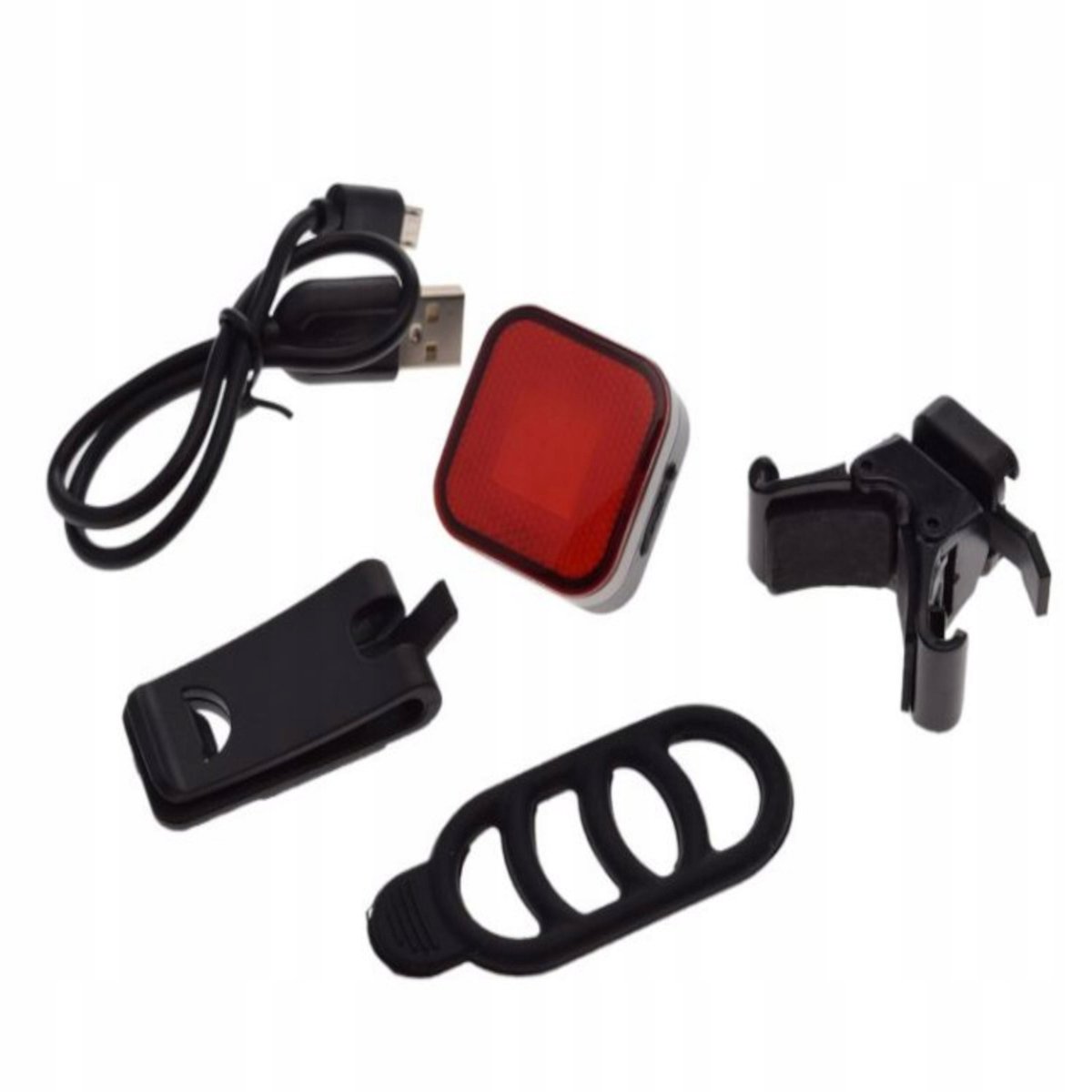 COB LED Fietslamp Achterlicht 120 LM USB Oplaadbaar