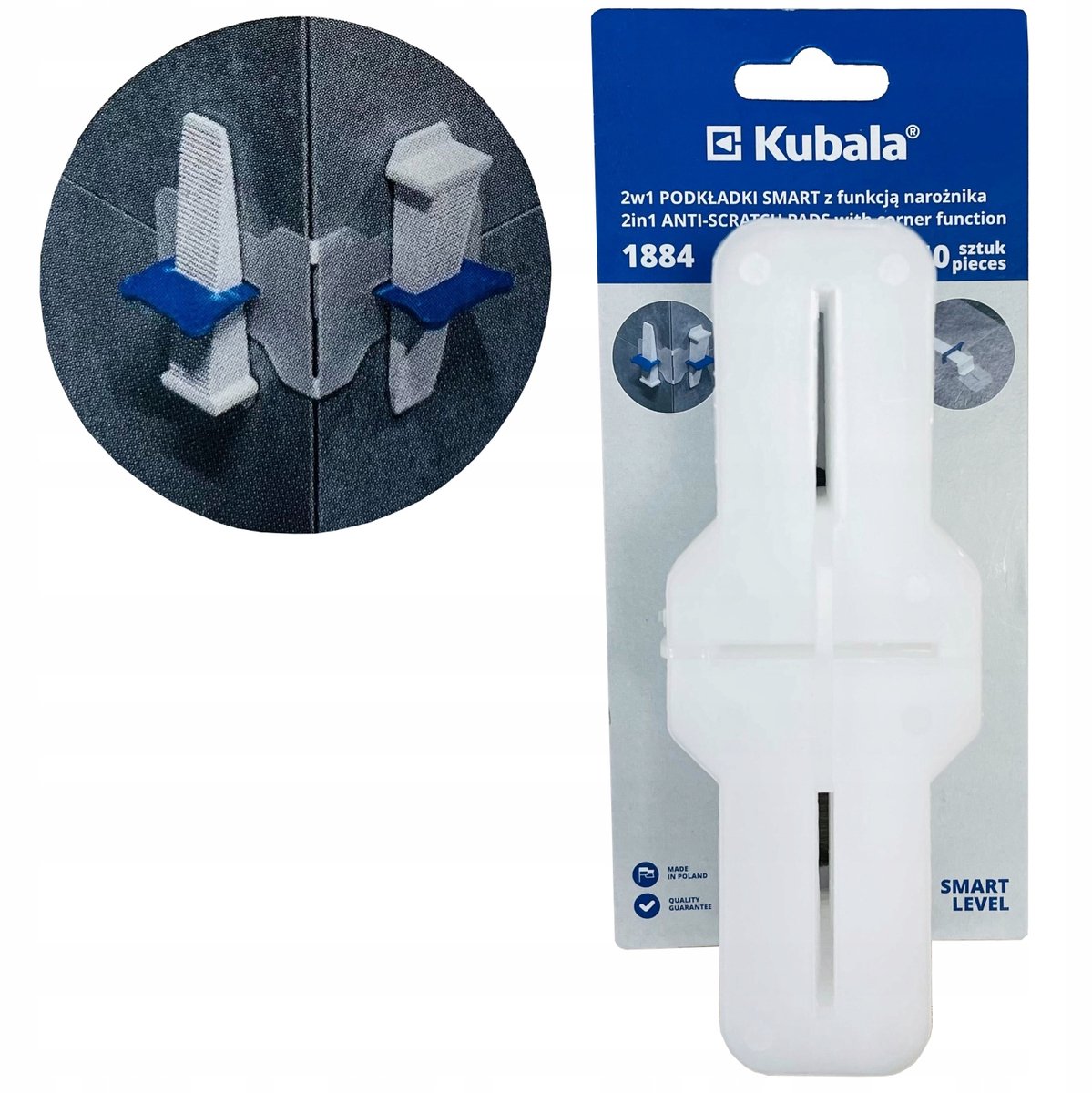 Kubala Smart Level Onderleggers - 50 stuks - Bescherming voor Tegels