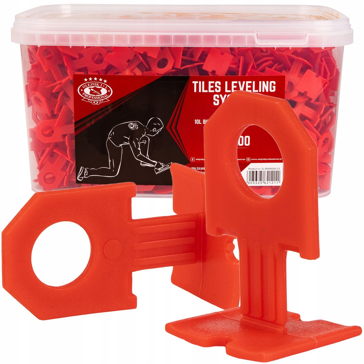 900x Platteerlevelaar Clips 3mm Voeg - Systeem voor Tegels