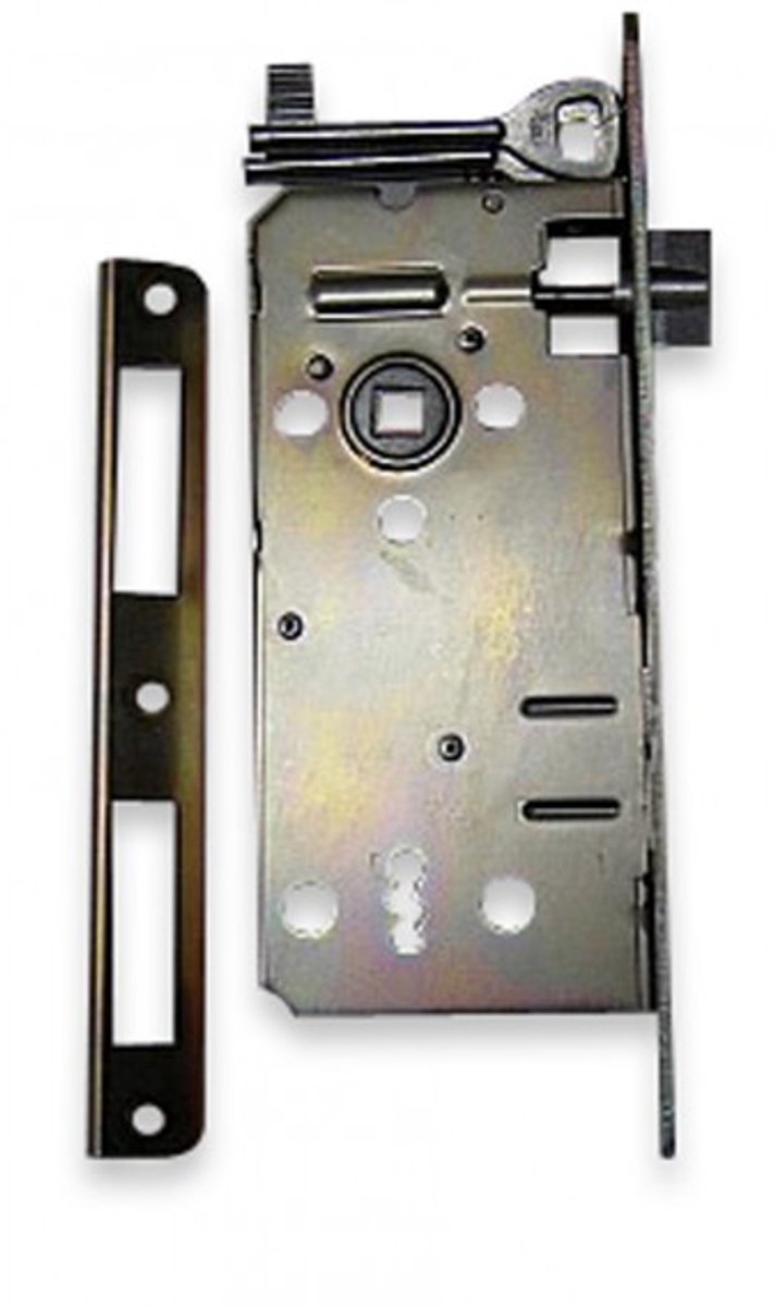 LOB Inbouwslot 90x50mm - Stevige Beveiliging met 2 Sleutels