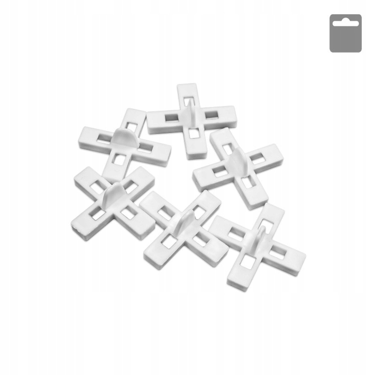 Tegelafstandhouders met handkatoen 2mm - 70 stuks