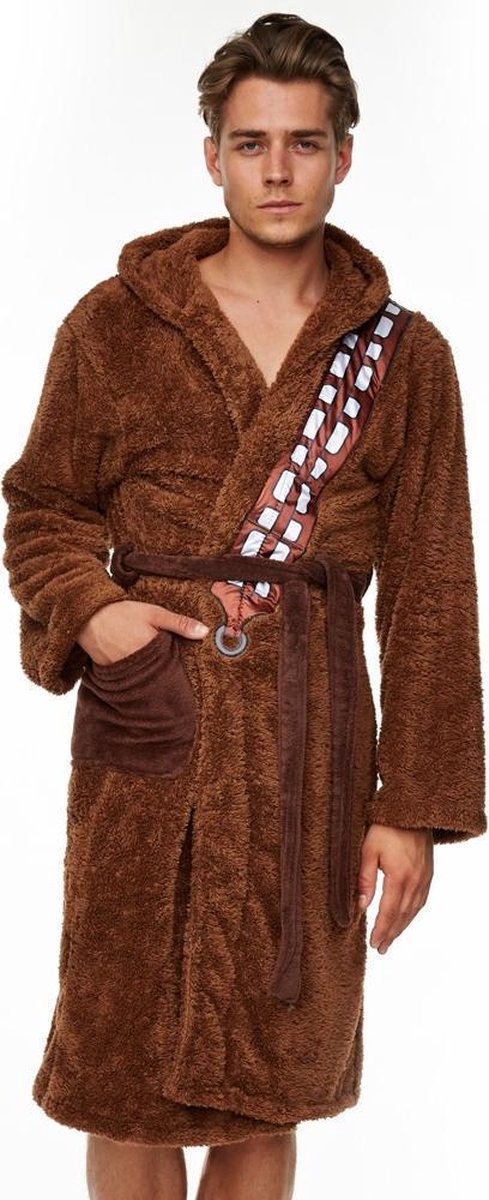 Peignoir officiel Star Wars: Chewbacca en molleton à capuche | Taille  unique | bol.com