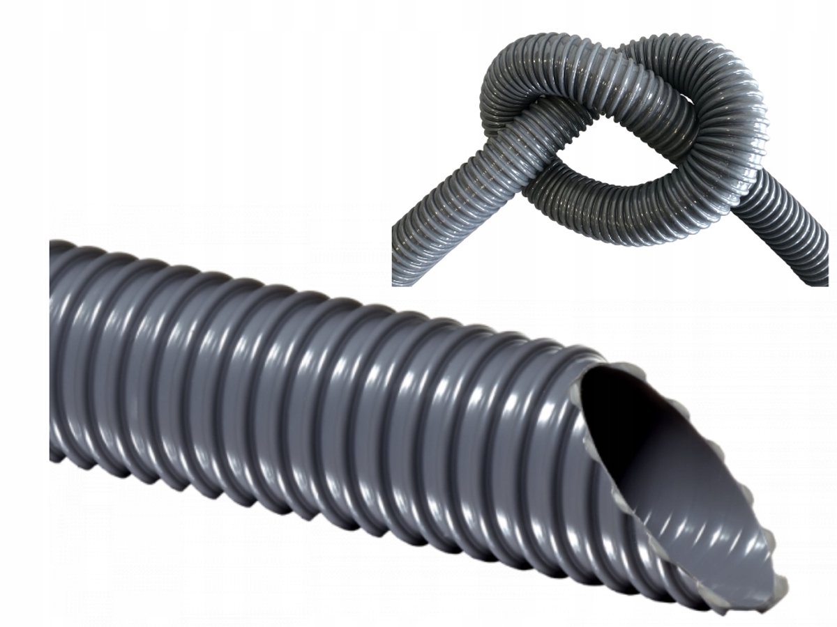 Flexibele PVC Zuigslang Grijs 19mm voor Water en Pompen