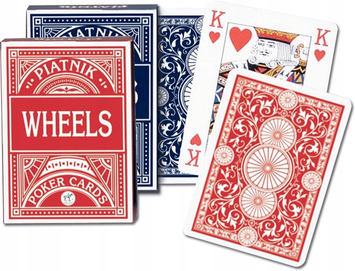 Piatnik Wheels Poker Speelkaarten - 55 Kaarten