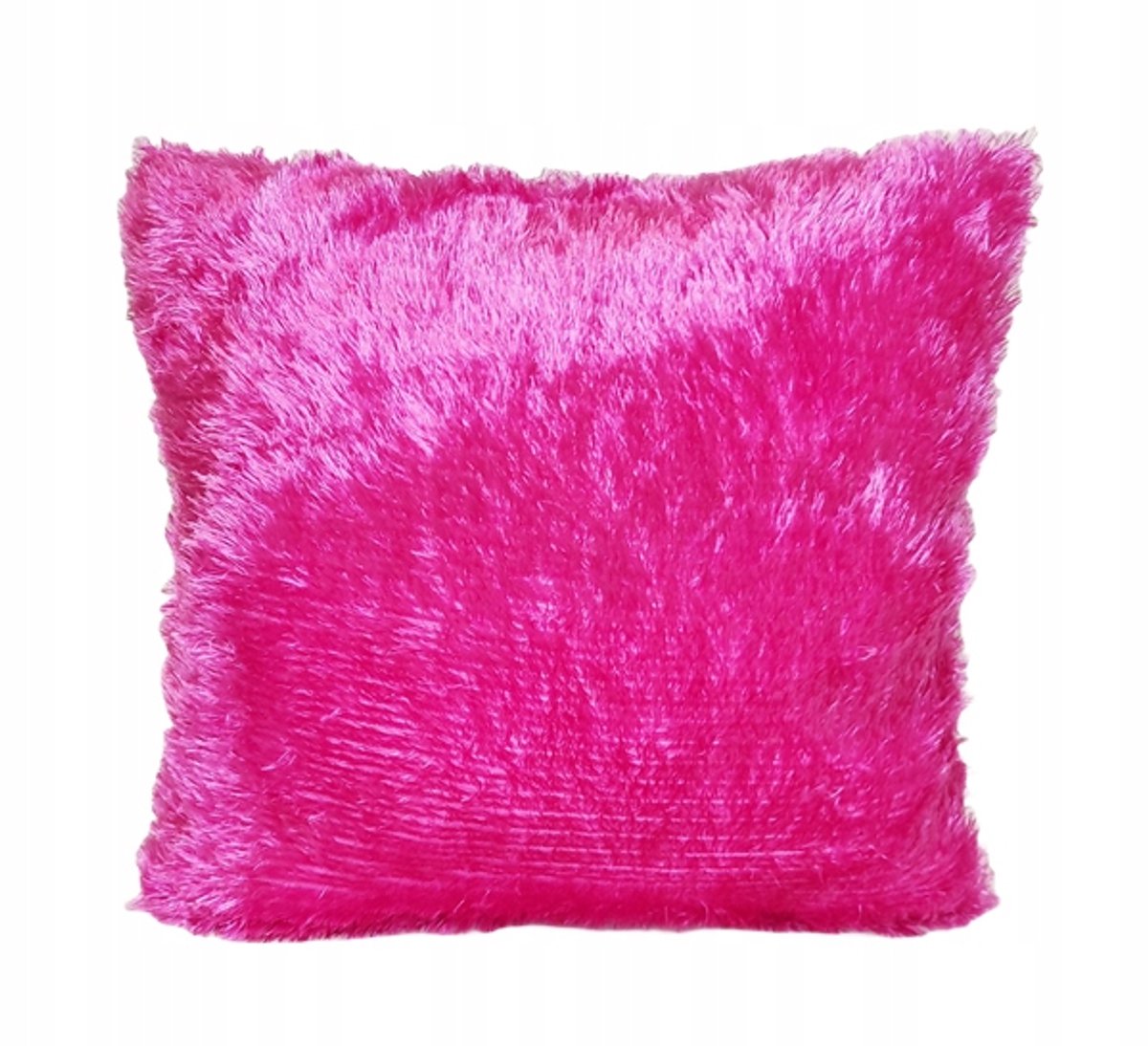 Decoratieve Pluche Kussenhoes 40x40 cm - Glanzend Roze