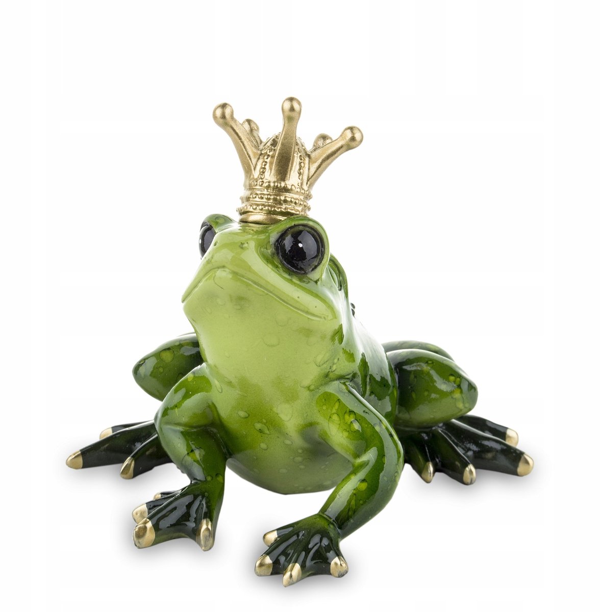Koninklijke Kikker Figuur met Kroon - Grappige Decoratie