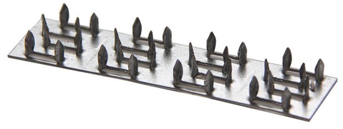 Waelbers nagelplaat - kramplaat 25x127mm