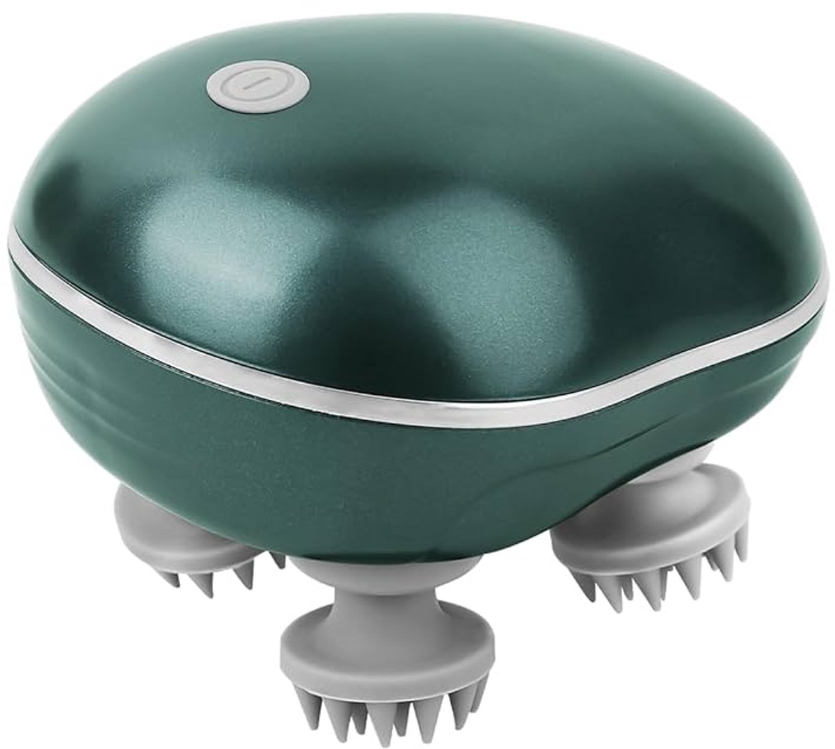 Elektrisch Hoofdmassage borstel spin elektrisch - Kriebel Apparaat met infrarood - Massageapparaat Mens / Dieren / Honden / Katten - Hoofd Massage - Scalp Massager - USB Oplaadbaar - Groen