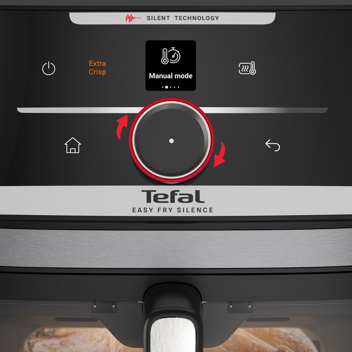 Tefal Easy Fry Smart & Silence XXL Airfryer met 2 Lades - afbeelding 3