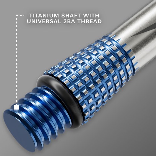 Target Phil Taylor Gx2 Titanium - Dart Shafts Medium van Target — afbeelding 2