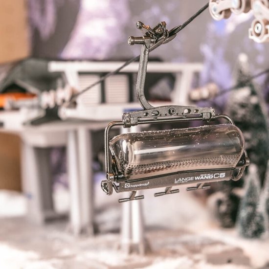 Fauteuil Langewand ISCHGL 6 Places - Modèle Miniature échelle 1/32 | Jaegerndorfer | Autriche