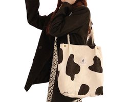 TuseRxln Tote Bag - Dames Tas - Schoudertas voor Dagelijks Gebruik Shopper - 1 Stuk - Voor Werk of Winkelen Beige