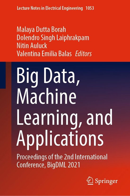 Springer Nature Proceedings Computer Science - Big Data, Mac ... - cover