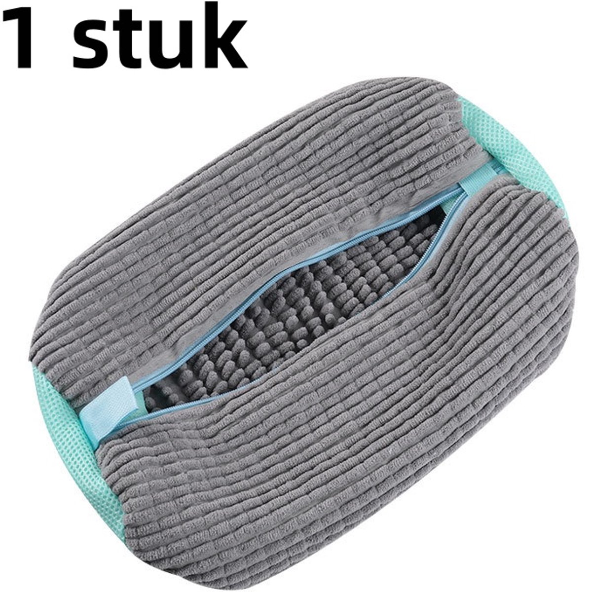 1 stuk - Schoenwaszak - Wasmachine speciale schoenwas anti-deformatie waszak - grijs