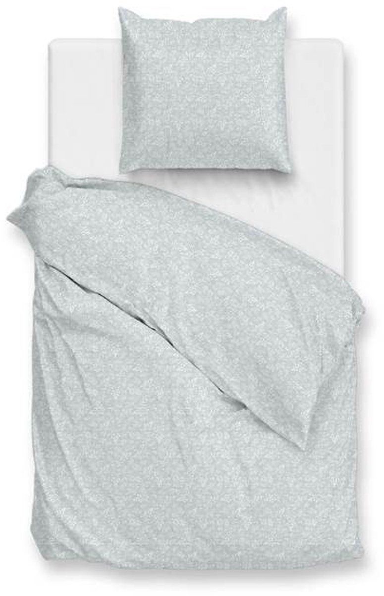 Zohome Petali di Lino Dekbedovertrek - Eenpersoons - 140x200/220 cm - Mint