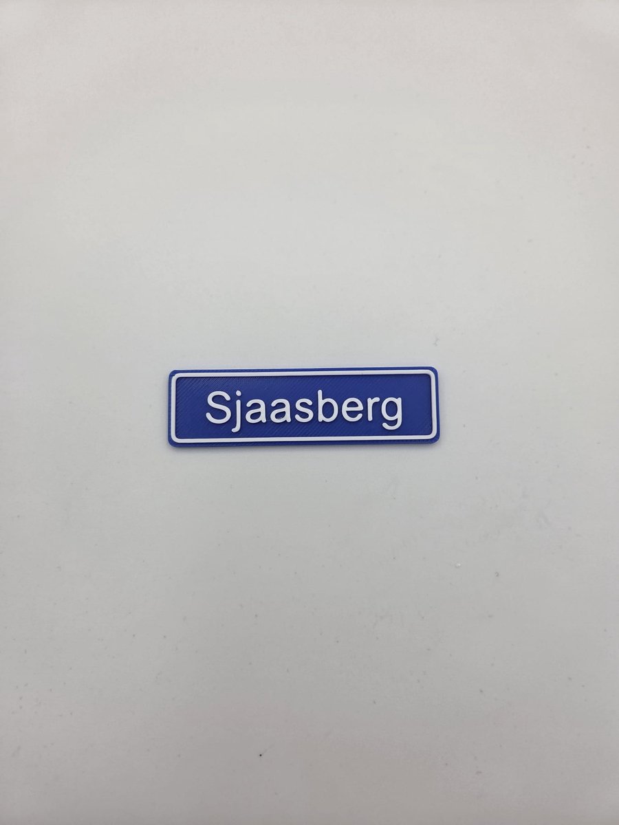 3D plaatsnaam speldje Sjaasberg