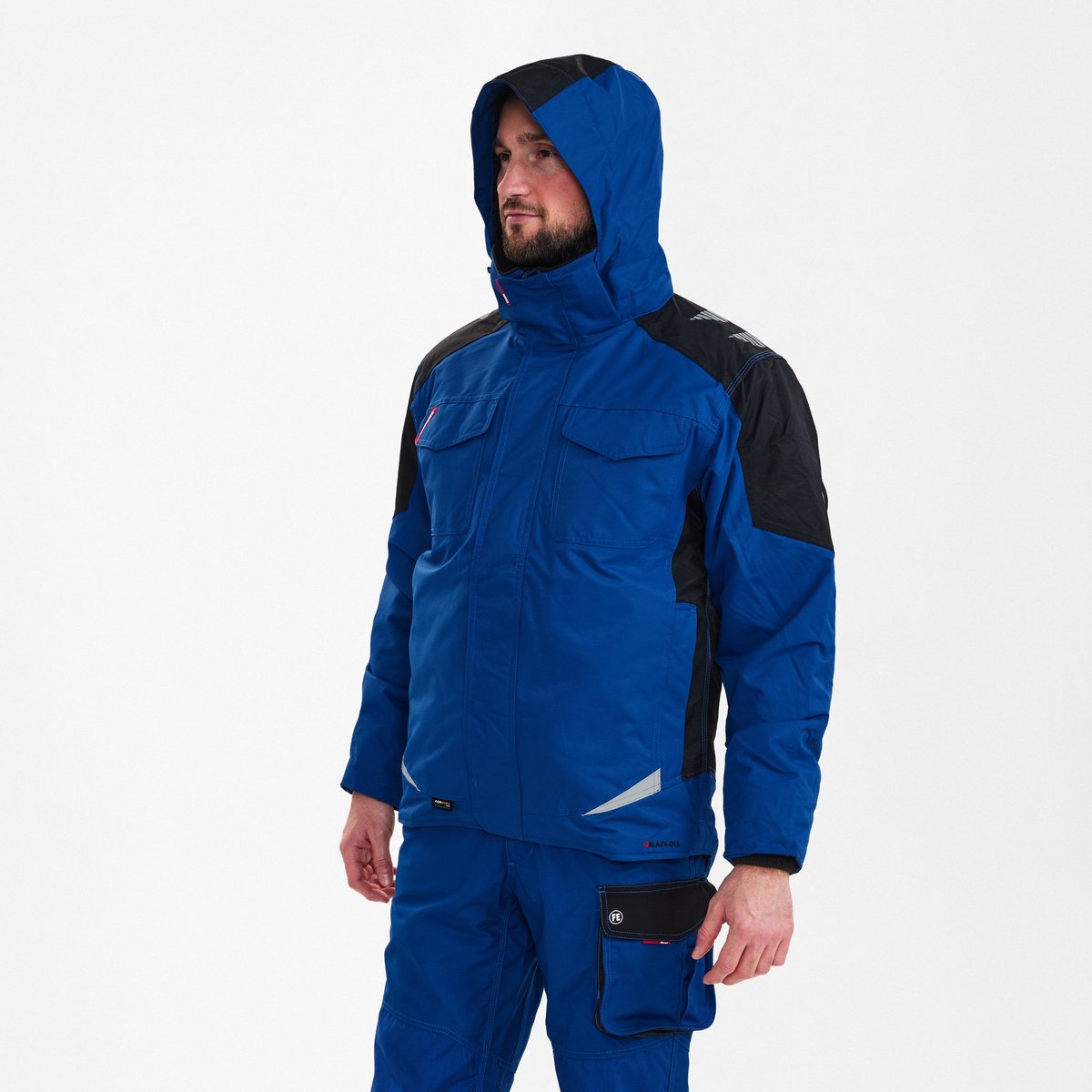 Engel Galaxy winterjack 1410-354 - Surfer Blue / Black - 5XL