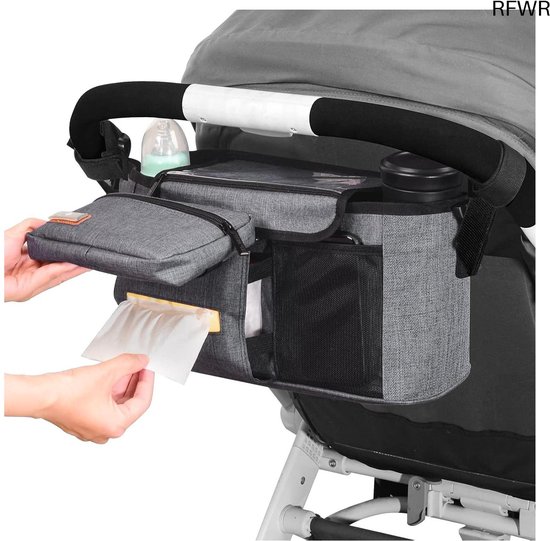 Neue Verbesserte Buggy Organizer Kinderwagen, Fasst 2 Getränkehalter für Babyartikel, Kann zur