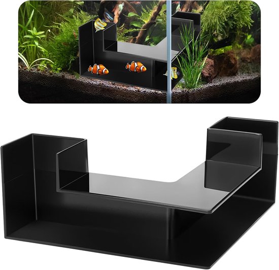 2 stuks decoratieve holten voor aquarium, creatieve garnalen, ABS