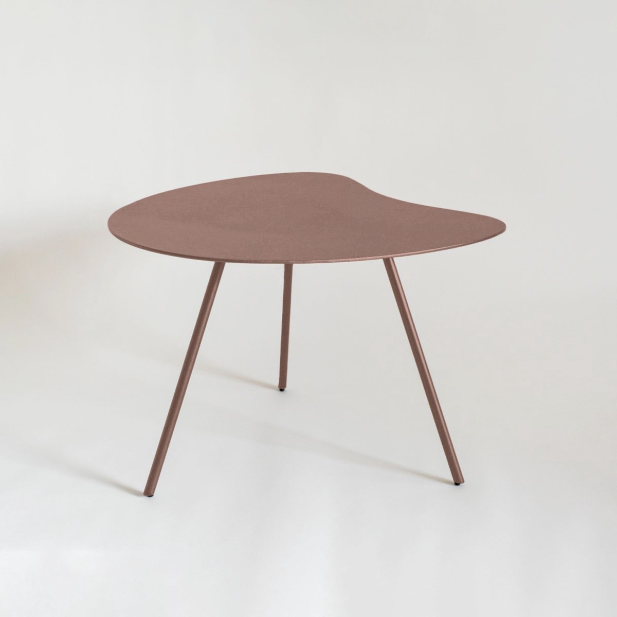 Bijzettafel Metaal Organische Vorm 35 cm – Rosemary Style 3 – Licht roze – Sentimo