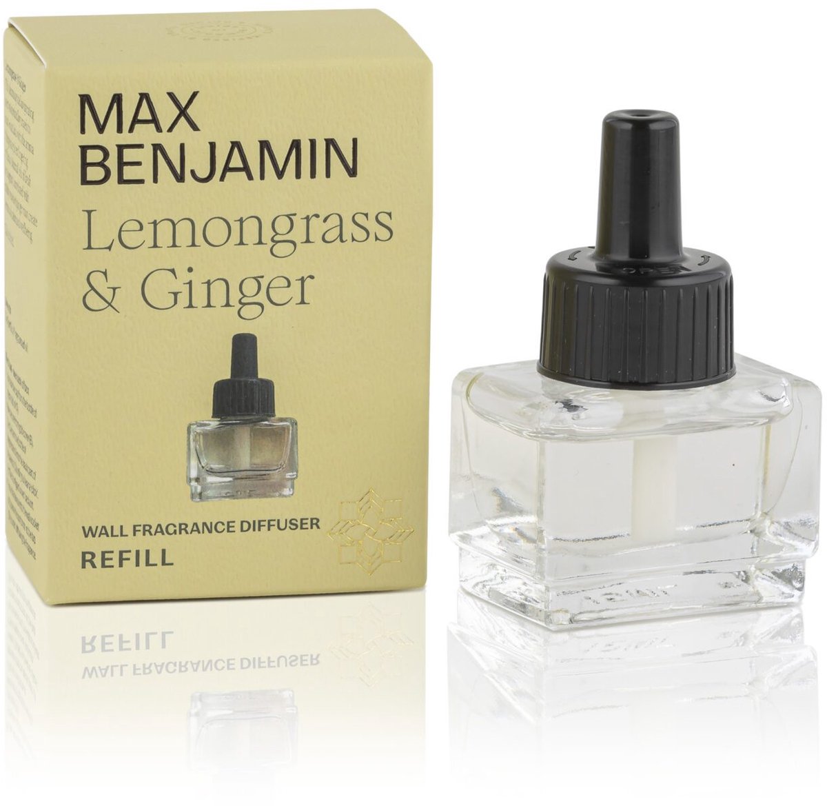 Max Benjamin - Elektrische Geurverspreider Navulling - Lemongrass & Ginger