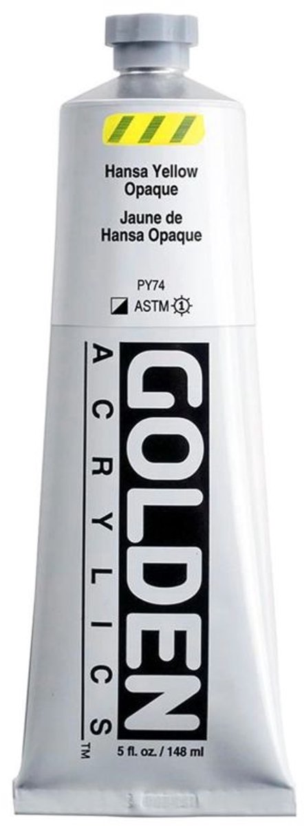 Golden Heavy Body Acrylverf Hansa Geel Dekkend 148 ml