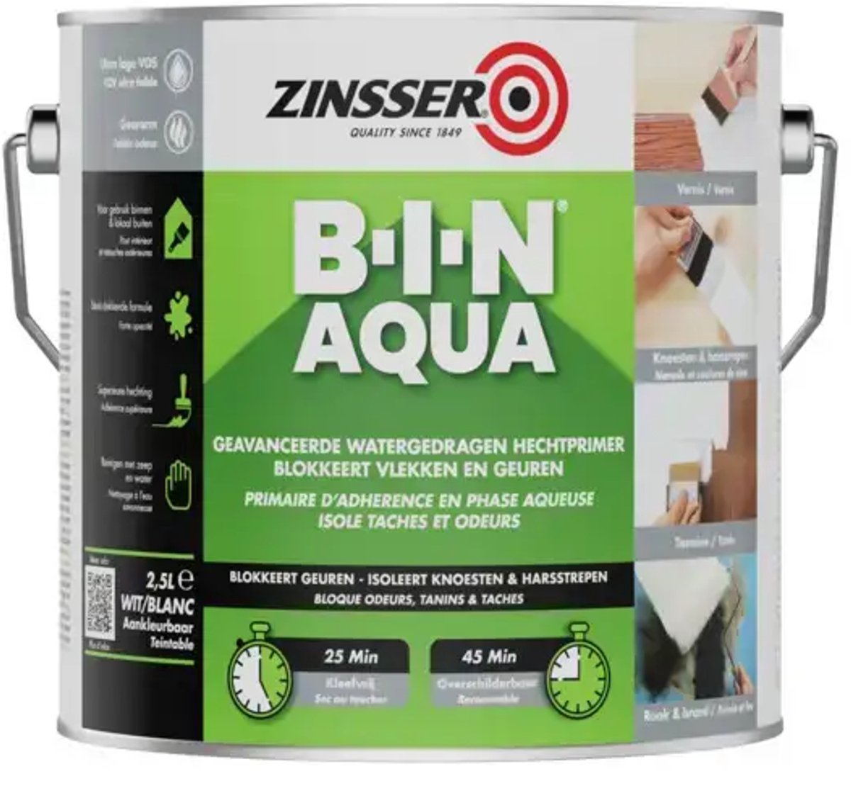 Zinsser Bin Aqua Wit 2.5l