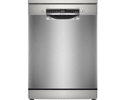 Bosch SMS4HVI14E - Serie 4 - Vaatwasser - Vrijstaande vaatwasser - 60 cm - Geborsteld staal - Energielabel C - Extra Droog: optie voor extra grondige droogresultaten