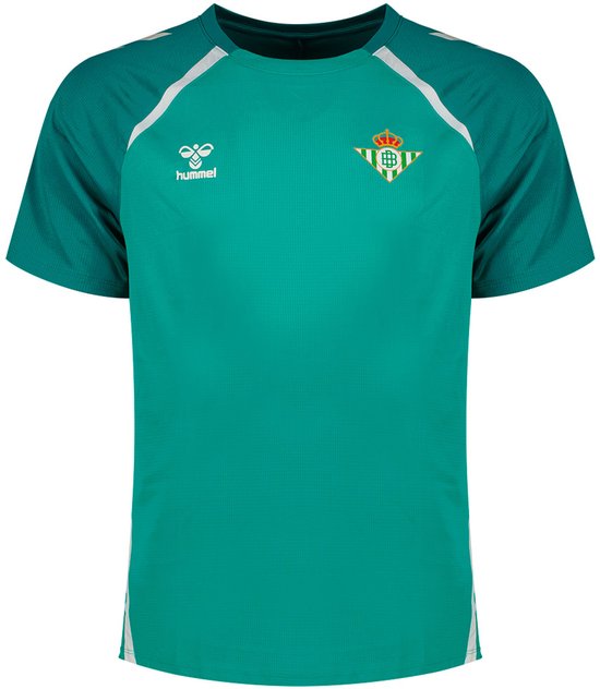 T-shirt à manches courtes Hummel Real Betis 25/26 Lead 2.0 vert, taille M homme