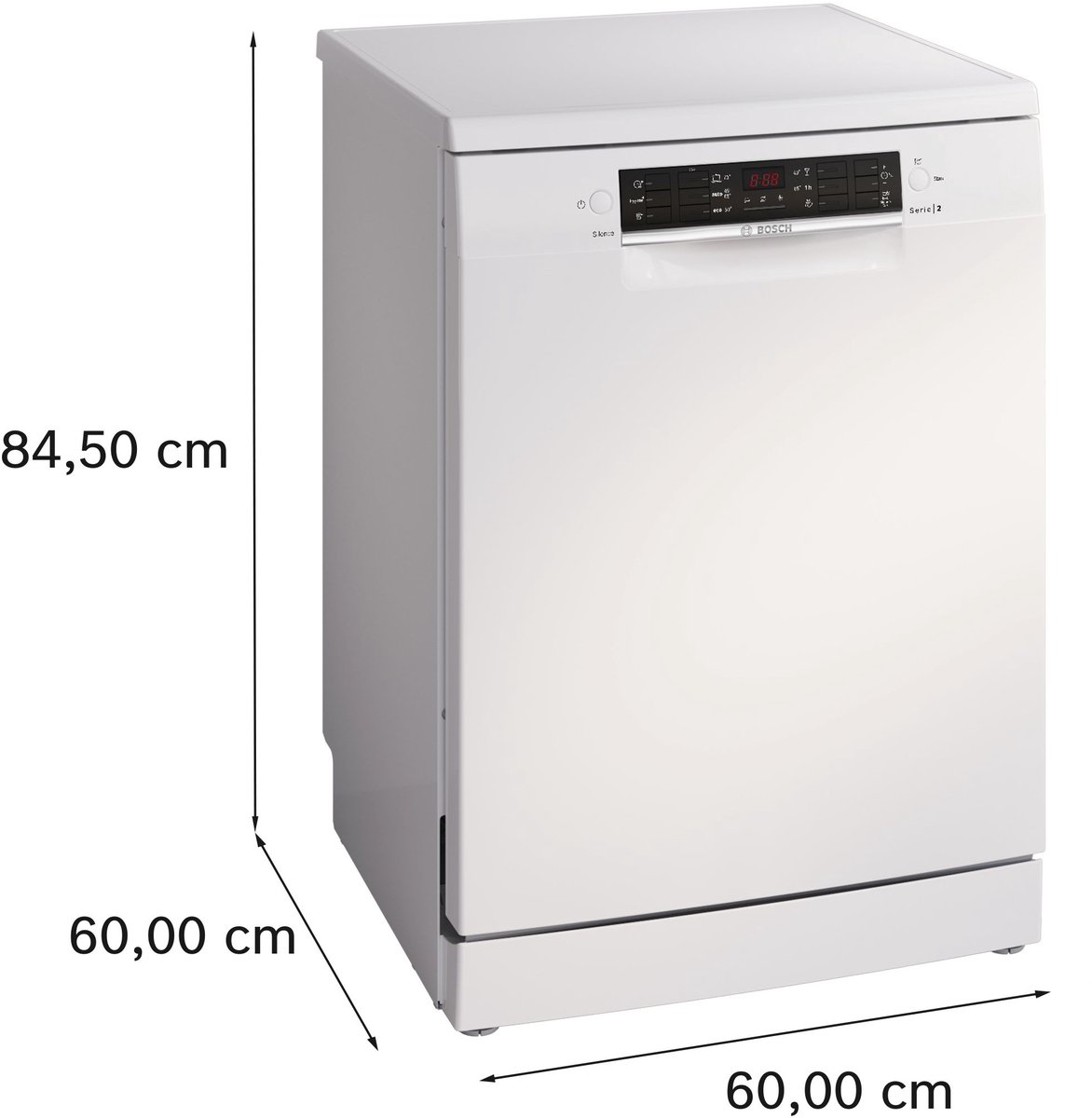 Bosch SMS26AW01F - Serie 2 - Vaatwasser - Vrijstaande vaatwasser - 60 cm - Wit - Extra Droog: optie voor extra grondige droogresultaten — afbeelding 6