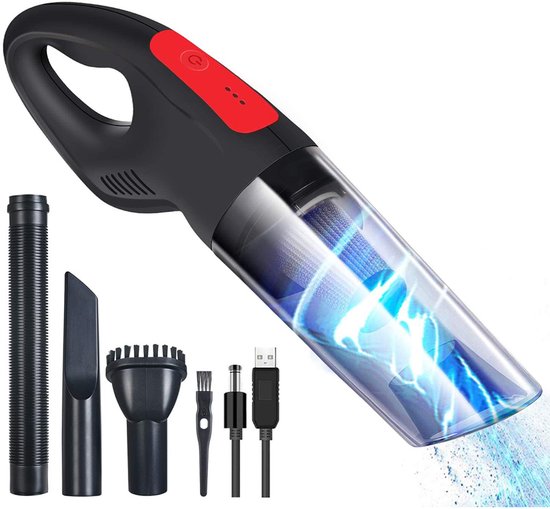 Auto Draadloze Stofzuiger 120W Oplaadbaar Zwart - Auto - €33,99