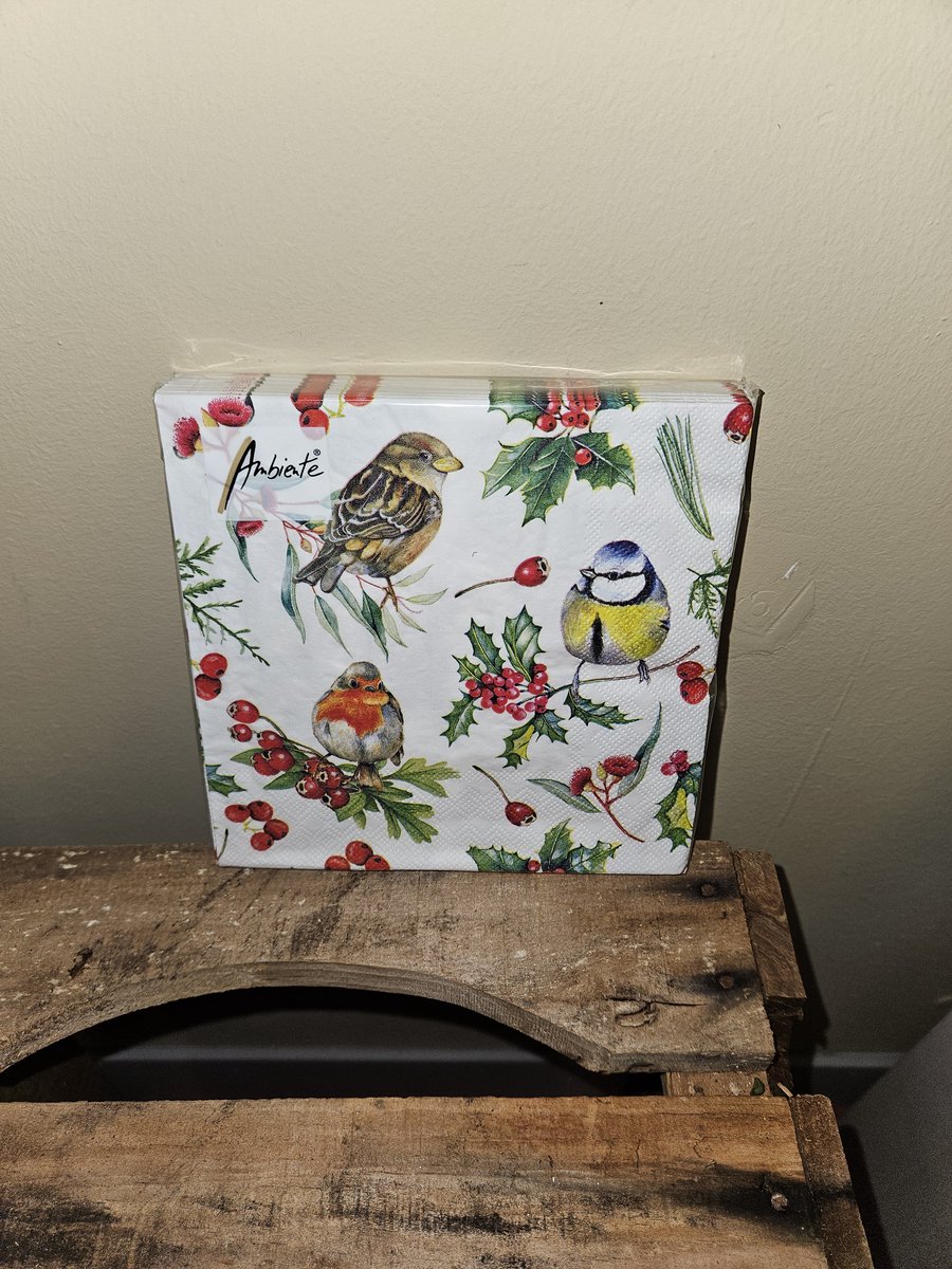 Ambiente - Servetten - 33 x 33 cm - Birds in Winter