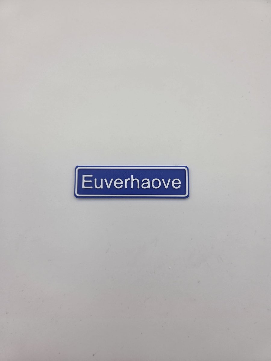 3D plaatsnaam speldje Euverhaove