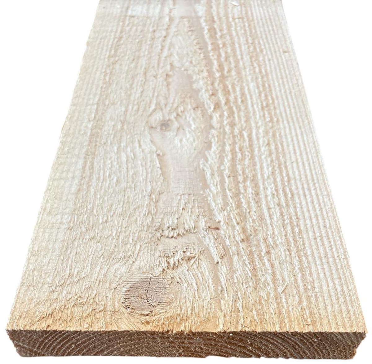 Steigerplank | Plank | Vuren hout | 80cm | 30x195mm | Wandplank | Boekenplank | Wandplank hout | Fijn gezaagd