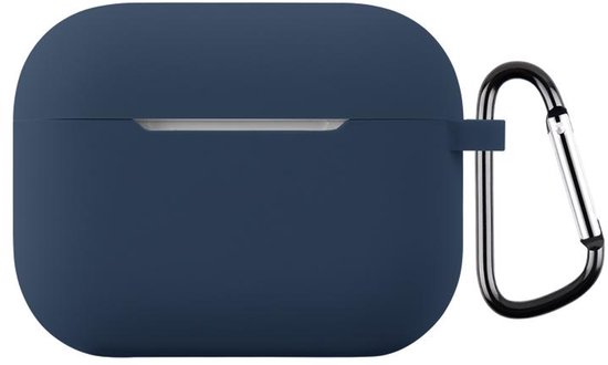 Telestore - Étui soft pour AirPods Pro 3 - bleu foncé - Étui en TPU - Housse de protection - Housse AirPods Pro 3 - Étui AirPods Pro 3 - Convient pour Apple AirPods Pro 3 - Étui en gel avec porte-clés
