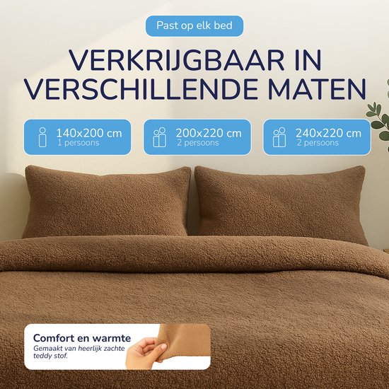 Teddy Dekbedovertrek & Beddengoed| Zacht & warm
