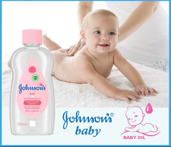 Johnson Baby - SET - Shampoo 300 ml / Olie 200 ml / Talkpoeder 200 Gram — afbeelding 2