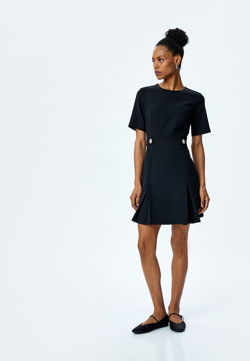 Boven knielengte Vorm A A-Linien-Kleid