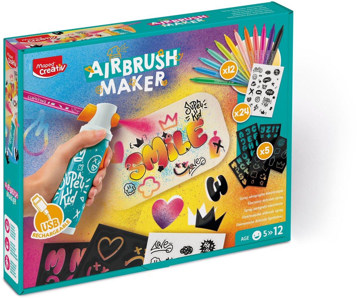 Maped- Airbrush maker- 26 delige set